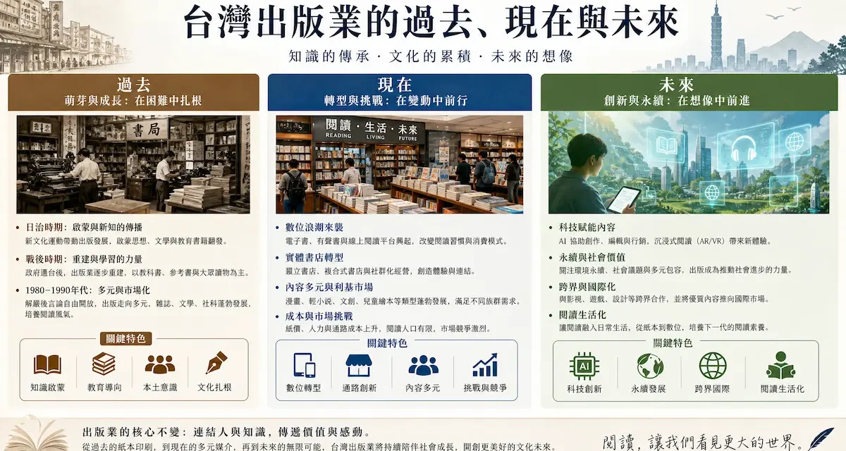 台灣出版業的過去、現在與未來